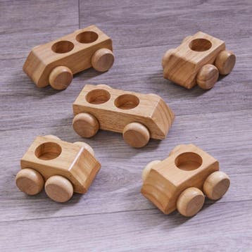 Cosy houten voertuigen wiskunde set van €54,95 voor €27,47, Ophalen of Verzenden, Nieuw