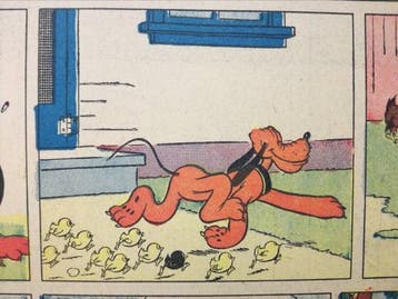 Silly Symphony featuring Pluto the pup - 22 Krantenpaginas, Nieuw