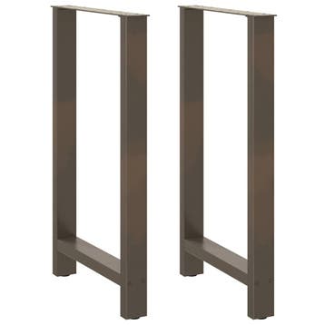 Tafelpoten industrieel 2st | Tweedekansje | OP=OP, Huis en Inrichting, Tafelpoot, 100 tot 150 cm, Vierkant, Zo goed als nieuw