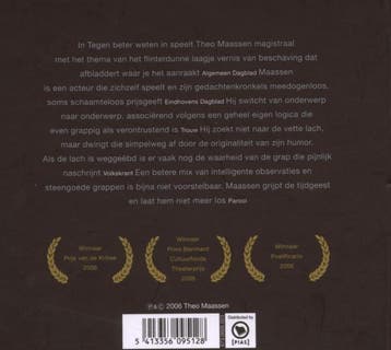 cd - theo maassen - TEGEN BETER WETEN IN (nieuw), Verzenden, Zo goed als nieuw