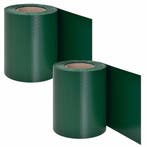 PVC Privacystrips - 2 stuks - 35 meter - Groen - Incl. Beves, Tuin en Terras, Schuttingen, Verzenden, Nieuw