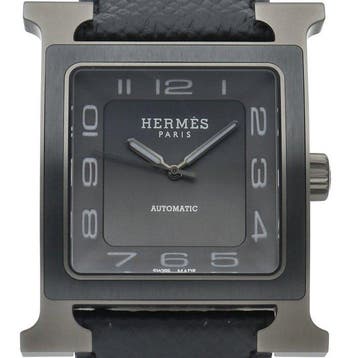 Herms - H-Watch Black Titanium Mens Watch - HH5.841c -, Nieuw