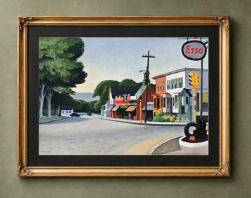 Edward Hopper (1882-1967) (after) - Portrait of Orleans,