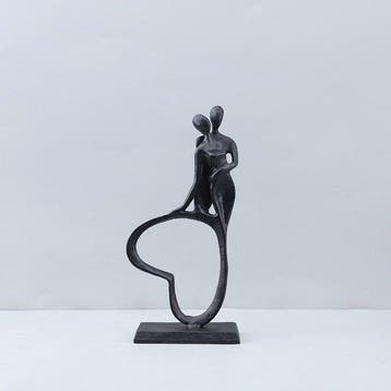 Beeld, “Embrace” - 22 cm - Metaal
