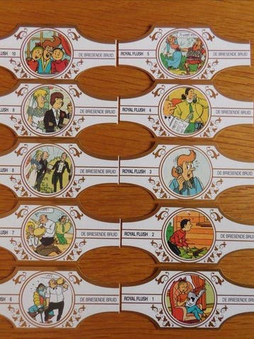 Mooie Collectie Sigarenbandjes  In Memorium Kennedy  &