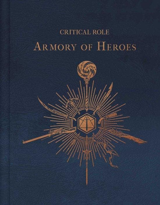 9798886635539 Critical Role: The Armory of Heroes, Boeken, Studieboeken en Cursussen, Nieuw, Verzenden