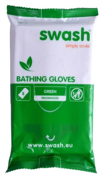 Swash® Bathing Gloves vochtige washandjes geparfumeerd, Verzenden, Nieuw