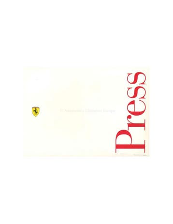 1996 FERRARI RACING PERSMAP ENGELS & ITALIAANS 945/95, Nieuw, Ferrari, Author
