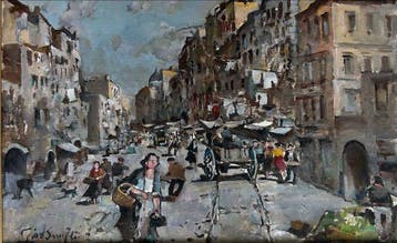 Felice Giordano (1880-1964) - Strada di Napoli