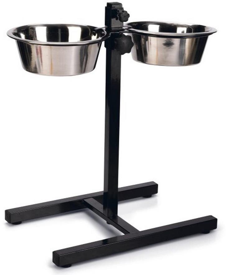 Beeztees Standaard - Hondenvoer- en drinkbak - Zwart - 28 cm, Tuin en Terras, Vogelhuisjes en Vogelbaden, Nieuw, Ophalen of Verzenden