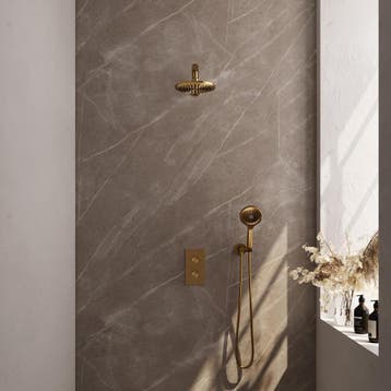 Brauer Gold Edition Thermostatische Regendoucheset Inbouw -, Ophalen of Verzenden, Nieuw