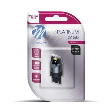 LED W21/5W T20 12V - Platinum - Canbus - 6x Led diode - Wit, Ophalen of Verzenden, Nieuw, Maserati