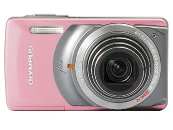 Olympus mju-7010 Digitale Compact Camera - Roze (In doos), Verzenden, Zo goed als nieuw