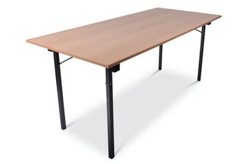 Inklapbare tafel recht | 160x80 | U-frame, Huis en Inrichting, Tafels | Bijzettafels, Ophalen of Verzenden, Nieuw, Kunststof