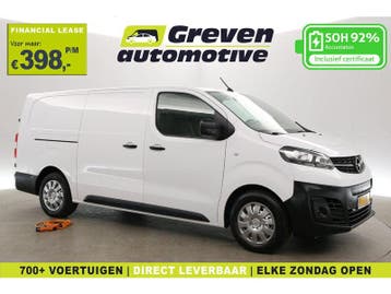 Opel Vivaro-e L3H1 75 kWh | Snelladen | SOH 92% | Airco |, Automaat, Wit, Elektrisch, Opel