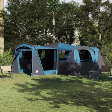 vidaXL Gezinstent voor 20 personen 20-persoons Blauw en, Verzenden, Nieuw, Tot en met 2