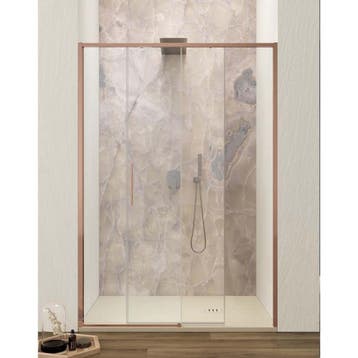 Schuifdeur Lacus Torcello Tweedelig Helder Glas 110x200 cm, Doe-het-zelf en Verbouw, Sanitair, Ophalen of Verzenden, Nieuw, Douche