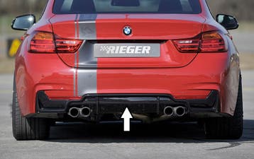Rieger diffuser | geschikt voor BMW 4-Serie F32 / F33 / F36, Verzenden, Nieuw, BMW