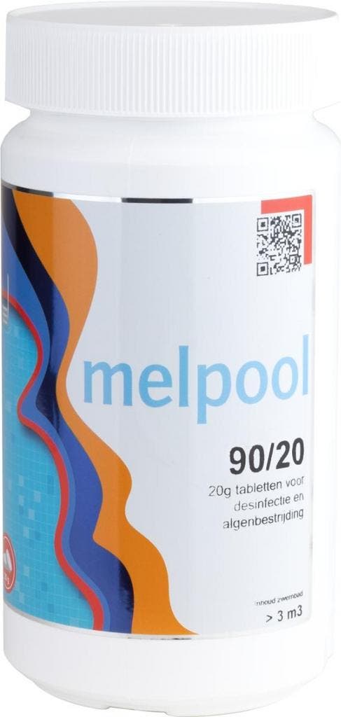 Melpool kleine chloortabletten 20 grams 1 kg, Tuin en Terras, Zwembad-toebehoren, Overige typen, Nieuw, Verzenden