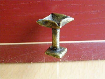 GOUDGEWICHT - LAMP - OLIELAMP - Abrammuo - Mrammuo - AKAN,, Antiek en Kunst
