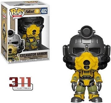 Funko - POP! - Games - Fallout 76 - Excavator Armor #482 -, Verzenden, Nieuw