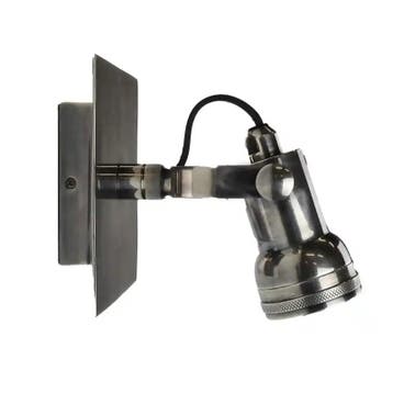 Opbouwspot Indigo Mini Antiek Zilver Binnenverlichting, Verzenden, Nieuw, Overige materialen, Plafondspot of Wandspot