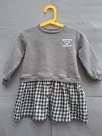 Zara sweatjurk grijs met geblokt rok, Kinderen en Baby's, Gebruikt, Zara, Meisje, Jurk of Rok