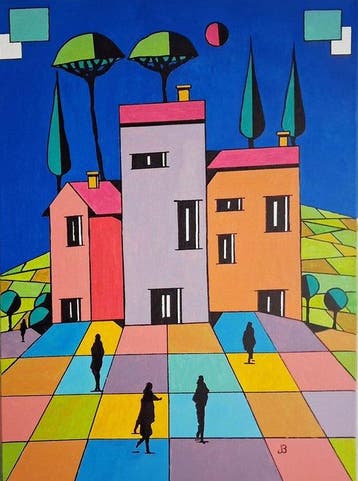 Bertrand Jost (1961) - Sans titre XL, Antiek en Kunst