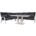Pacific hoek dining loungeset 5 delig aluminium verstelbaar, Ophalen of Verzenden, Nieuw, Aluminium