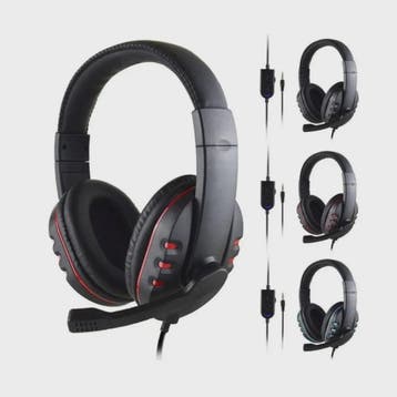 Gaming Headset met Microfoon en Volumeregeling - Bedraad 3.5, Verzenden, Nieuw