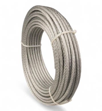 Staalkabels 5/6 mm geplastificeerd 20 meter, Doe-het-zelf en Verbouw, IJzerwaren en Bevestigingsmiddelen, Verzenden, Nieuw