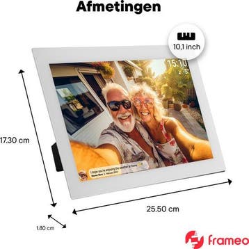 2dekans | Denver Digitale Fotolijst 10.1 inch - Glas Display, Audio, Tv en Foto, Fotografie | Digitale fotolijsten, Ophalen of Verzenden