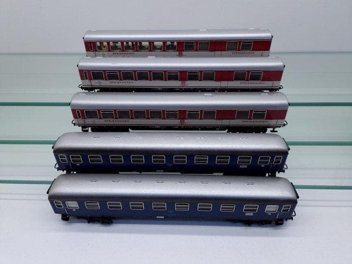 Märklin H0 - 4053/4054 - Modeltrein personenwagen (5) - Set, Hobby en Vrije tijd, Modeltreinen | H0