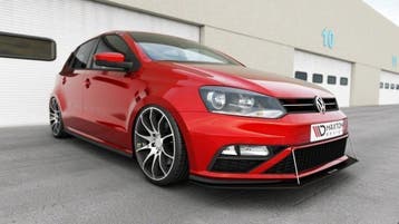 Maxton Voorspoiler / Splitter Volkswagen Polo GTI Mk5, Verzenden