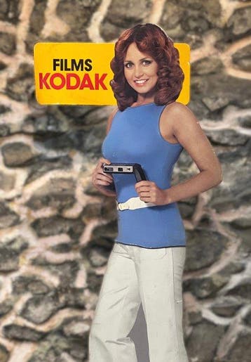 Kodak - Reclamebord - Levensgrote kartonnen uitsnede -