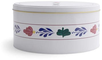 Boerenbont Koekjestrommel koekblik rond 24cm (Huishouden), Verzenden, Nieuw, Aardewerk, Overige typen