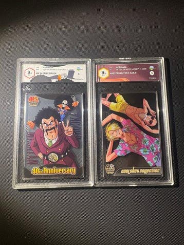 Morinaga - 2 Graded card - One Piece - Graad 9.5, Verzamelen, Nieuw