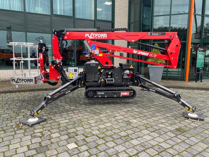 Spinhoogwerker te koop | Platform Basket spider 15.75, Zakelijke goederen, Machines en Bouw | Liften, Steigers en Ladders