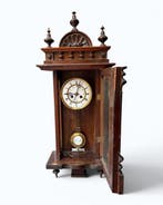 Regulateur wandklok - Antiek - Walnoot - 1950-1960