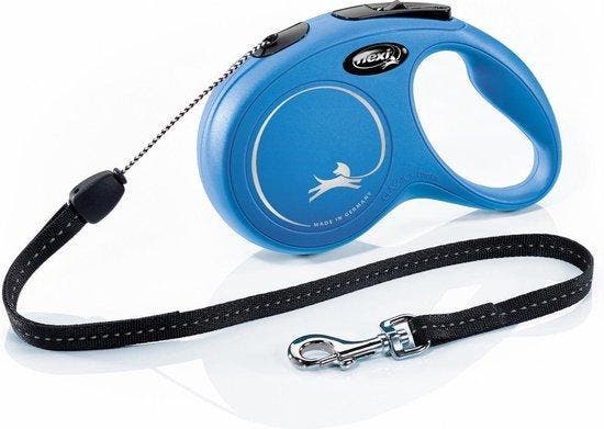 Flexi New Classic Koord - Hondenriem - Blauw - S - 8 m -, Dieren en Toebehoren, Honden-accessoires, Verzenden