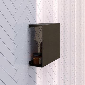 Brauer Opbouwnis - Met Verborgen Opbergruimte - Gunmetal, Ophalen of Verzenden, Nieuw, Rvs
