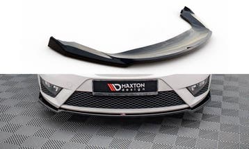 Voorspoiler V.1 Seat Ibiza FR SC FL Maxton Glans Zwart, Ophalen of Verzenden, Nieuw
