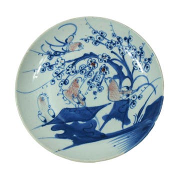 Antiek Chinees keramieken bord - 1920/30