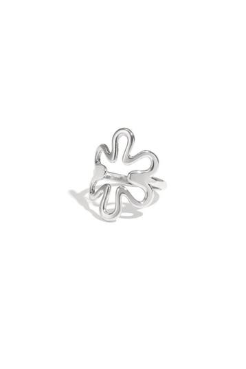 Blooming ring - zilveren kleur / Eén maat, Verzenden, Nieuw