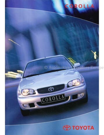 2000 TOYOTA COROLLA BROCHURE NEDERLANDS, Nieuw, Toyota, Author