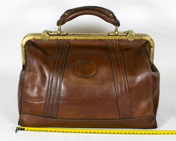 Other brand - Borsa da medico italiana vintage - Handtas, Antiek en Kunst