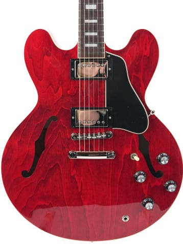 Gibson ES335 60s Sixties Cherry (Instrument), Ophalen of Verzenden, Nieuw, Hollow body, Gibson