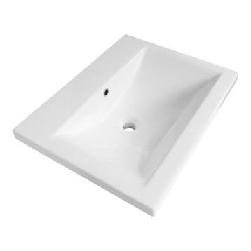 Brauer Halo Wastafel - 60 cm - met 1 Spoelbak en 0, Ophalen of Verzenden, Nieuw