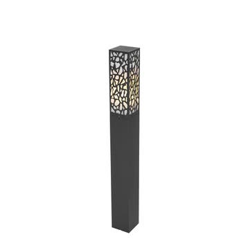 Modern buiten paaltje zwart 90 cm IP44 - Nicole, Verzenden, Nieuw, Aluminium