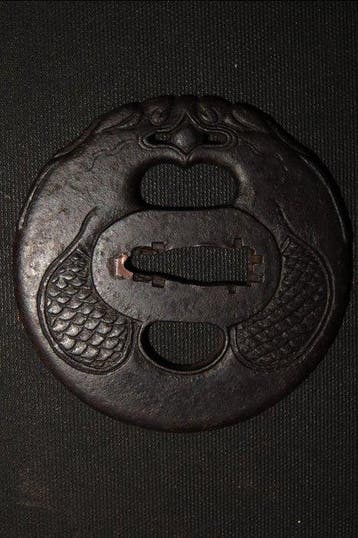 Katana - gesmeed ijzer - C5-879 Daito Mokugyo Tsuba - Japan, Antiek en Kunst